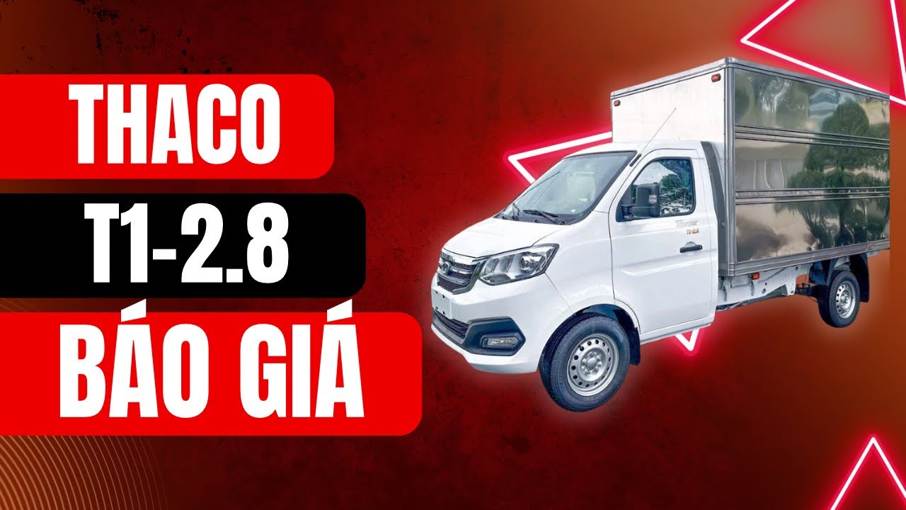 THACO TOWNER T1-2.8 Thùng kín giá bao nhiêu | tải trọng 1T2 thùng dài 3m25 | Hotline: 0984896439