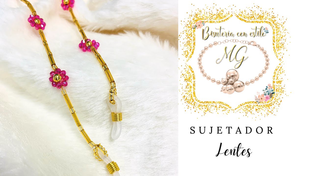 PORTALENTES DE FLORES 👓✅ | Sujetador para LENTES Y CUBREBOCAS