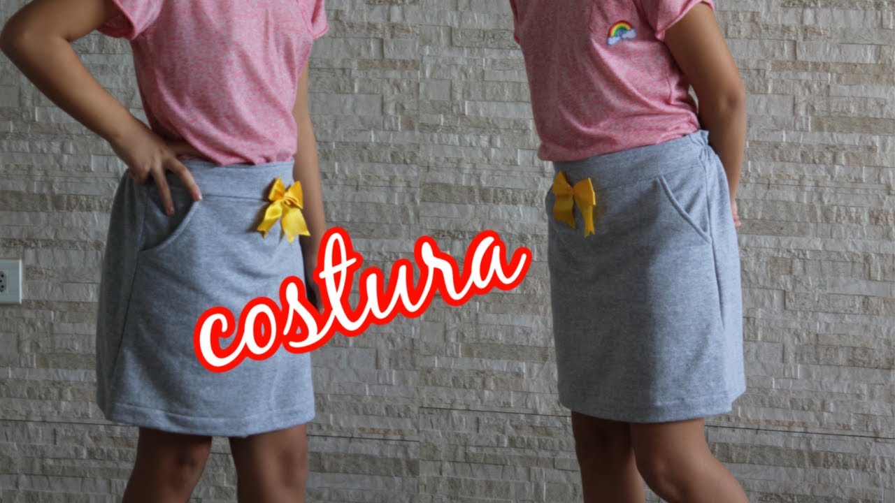 SHORTS SAIA COM BOLSO INFANTIL