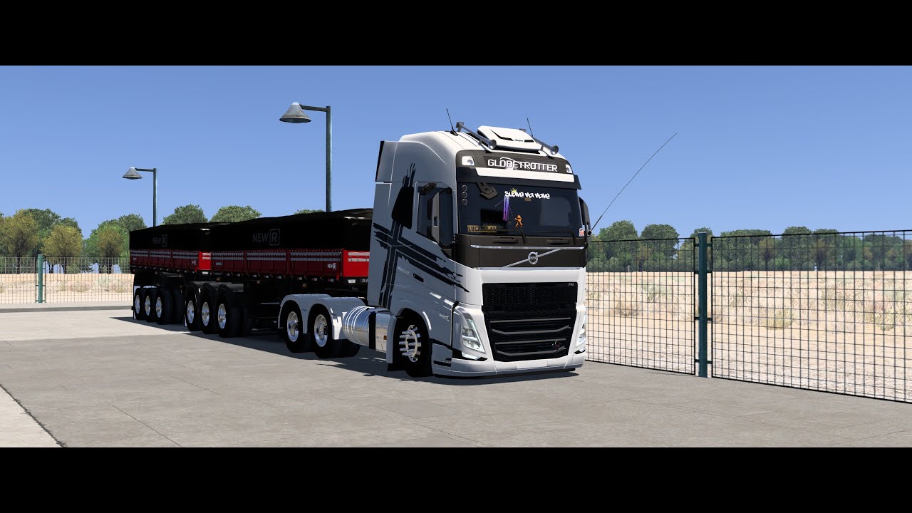 PRESSÃO NO VOLVO 540 NO BITREM 3X3 CURTO NO MAPA OESTE BAIANO 1.55