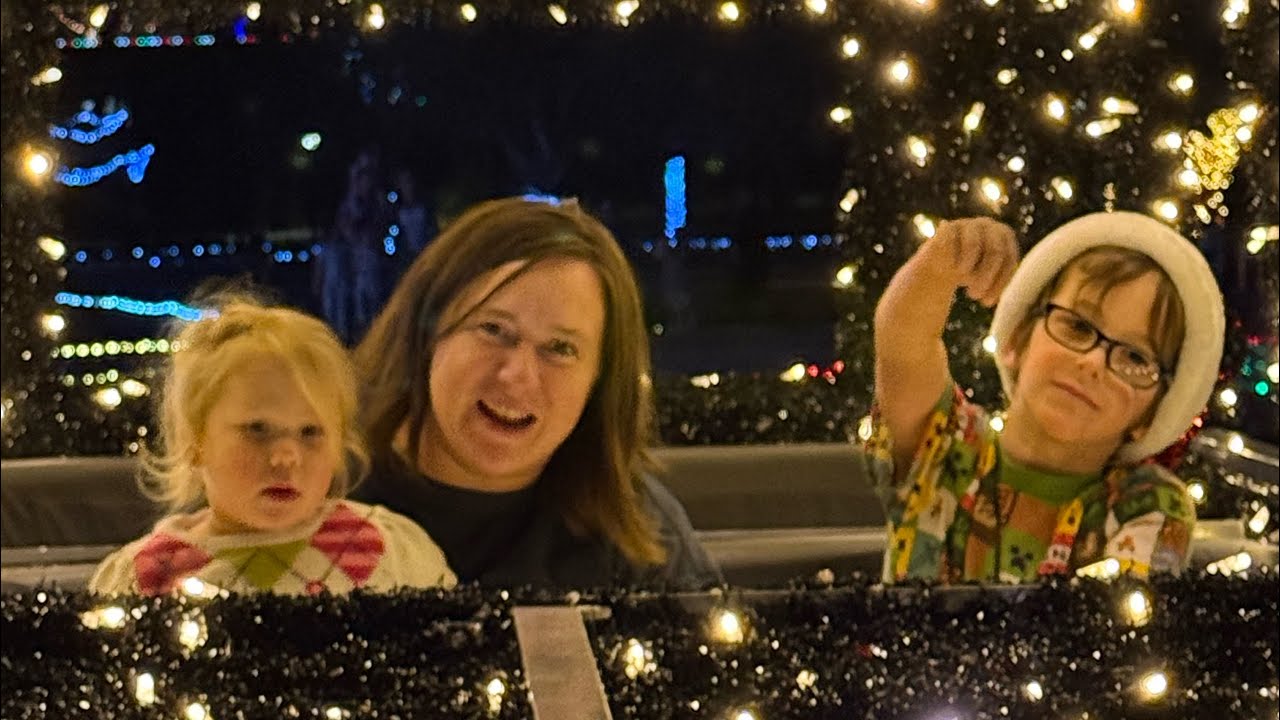 Walk thru with us at the Yukon Christmas Lights 2025