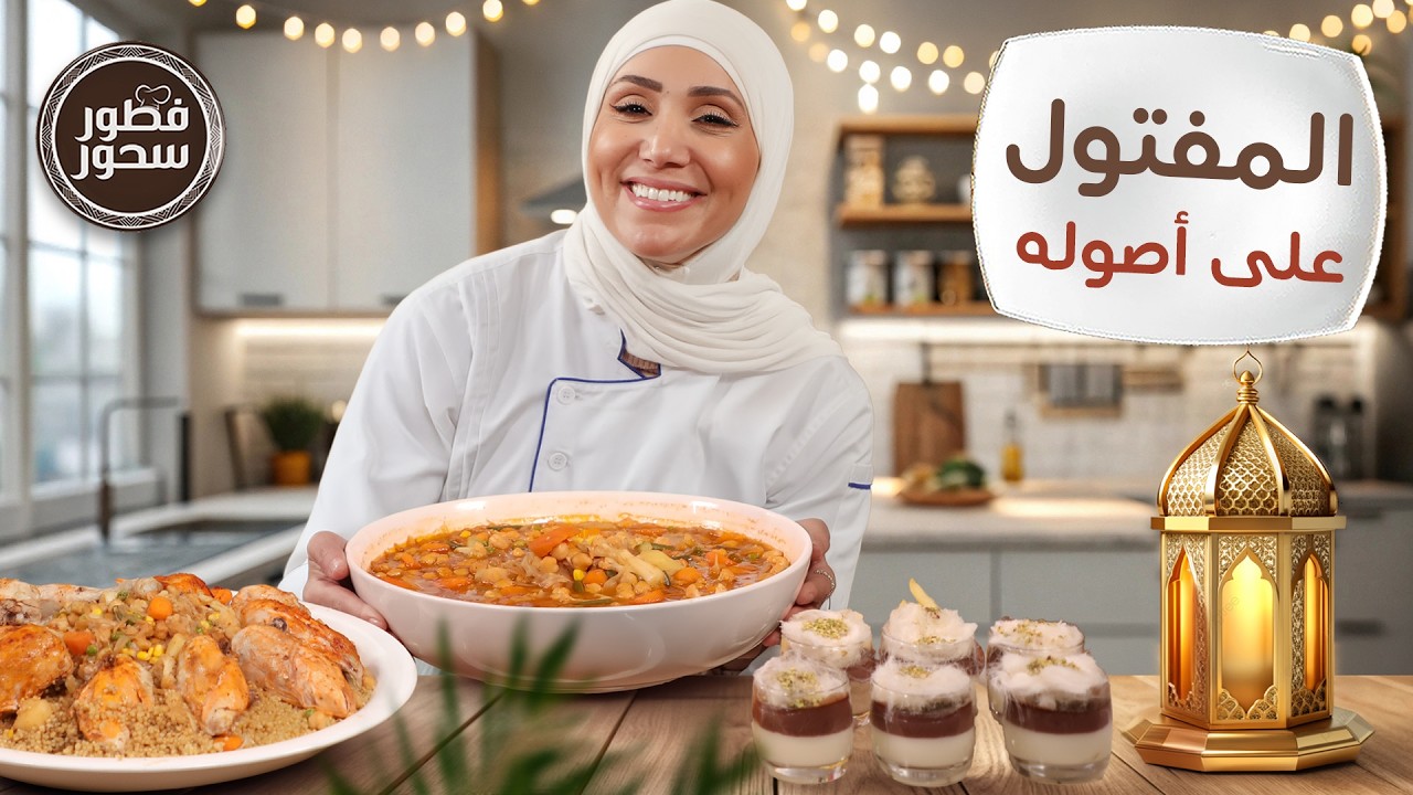 المفتول الفلسطيني على أصوله مع اليخنات اللي بتدفي من الشيف امتياز الجيتاوي - فطور سحور