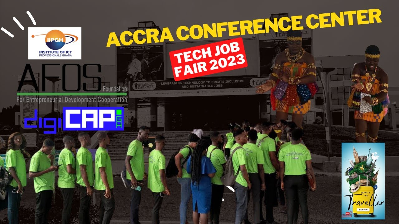 Accra International Conference Center (TechJob Fair 2023) Digicap students' journey