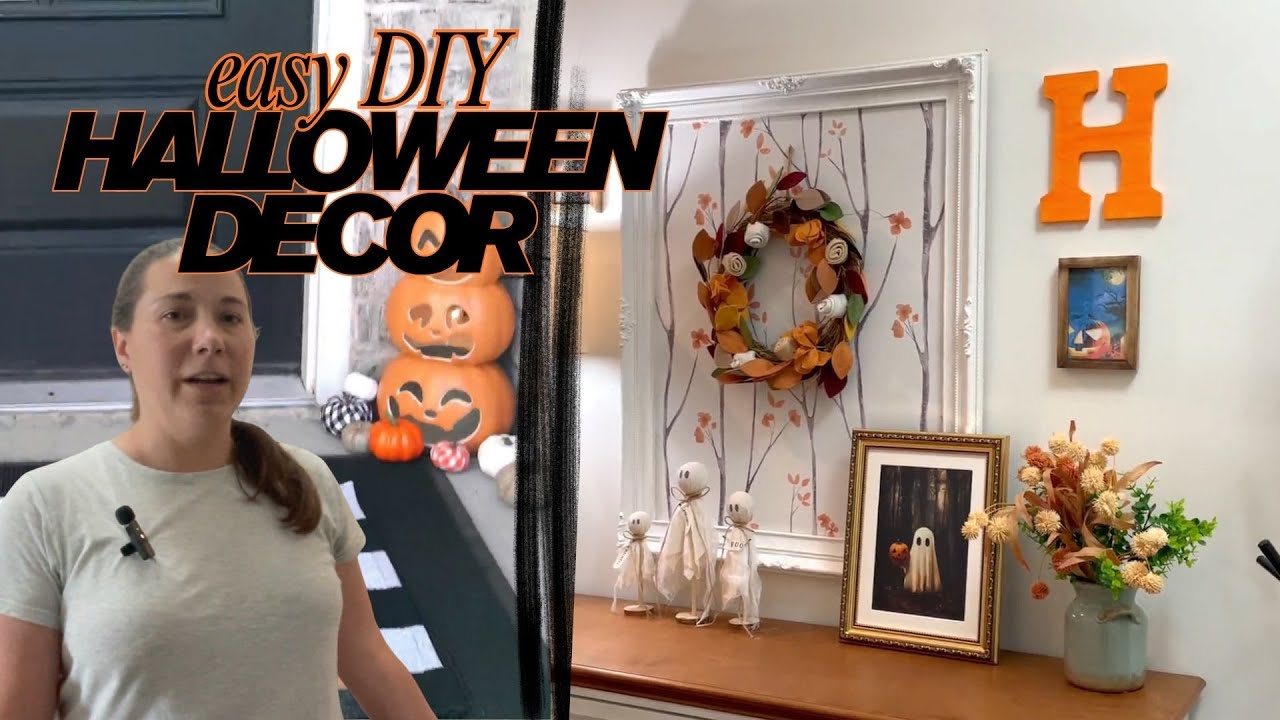 DIY Halloween Home Decor Ideas | Indoor & Front Porch Makeover