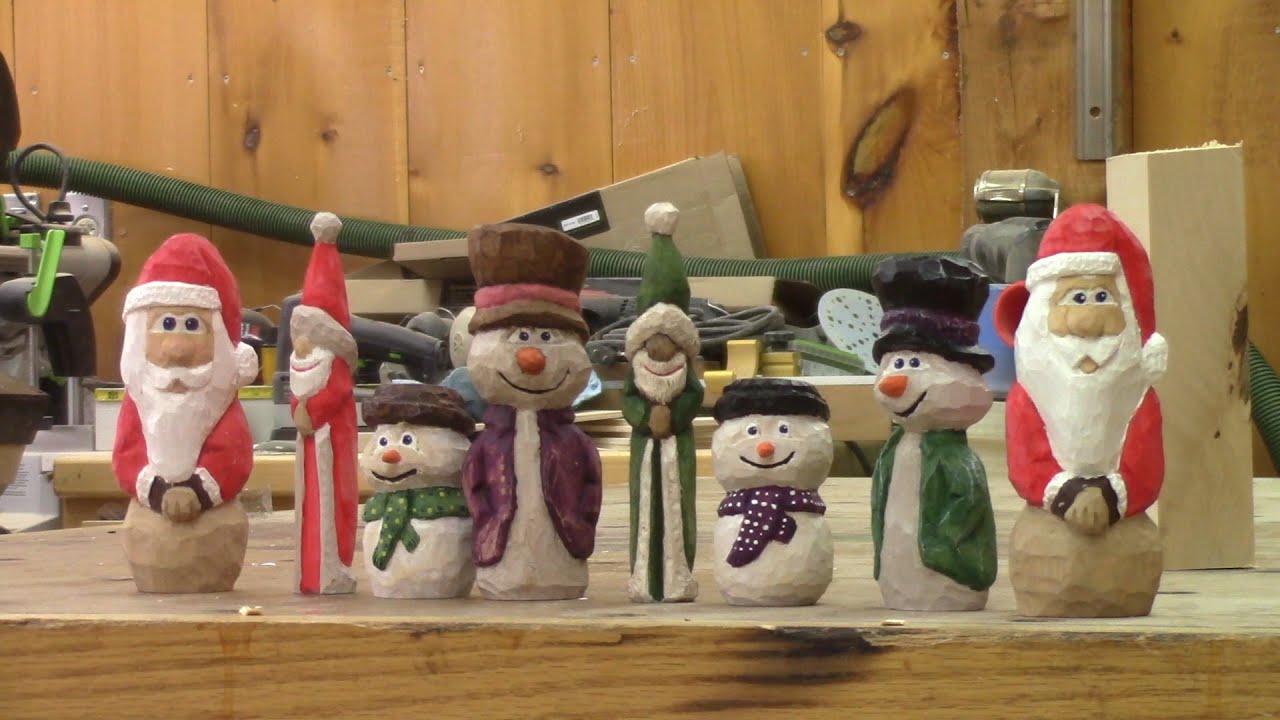 The Woodpecker Ep 264-  Eight  carvings as a Christmas gift