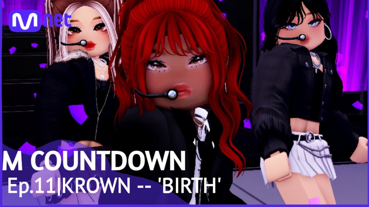 KROWN - 'BIRTH'' COMEBACK STAGE [EP.11] Mnet 24923|ROBLOX KPOP|