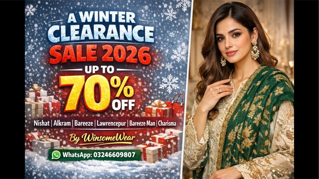 Big clearance sale upto 70% off 