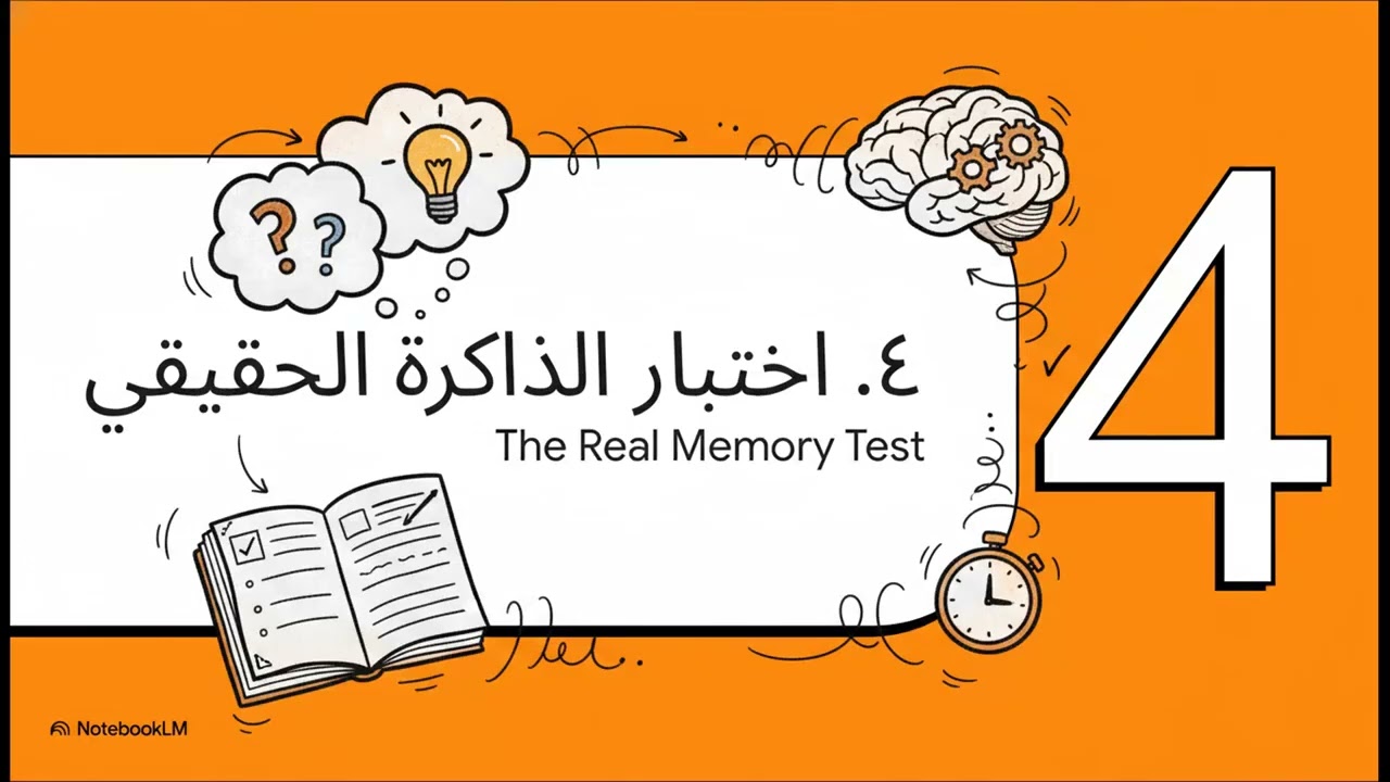 ذاكر بذكاء: تطبيق عملي