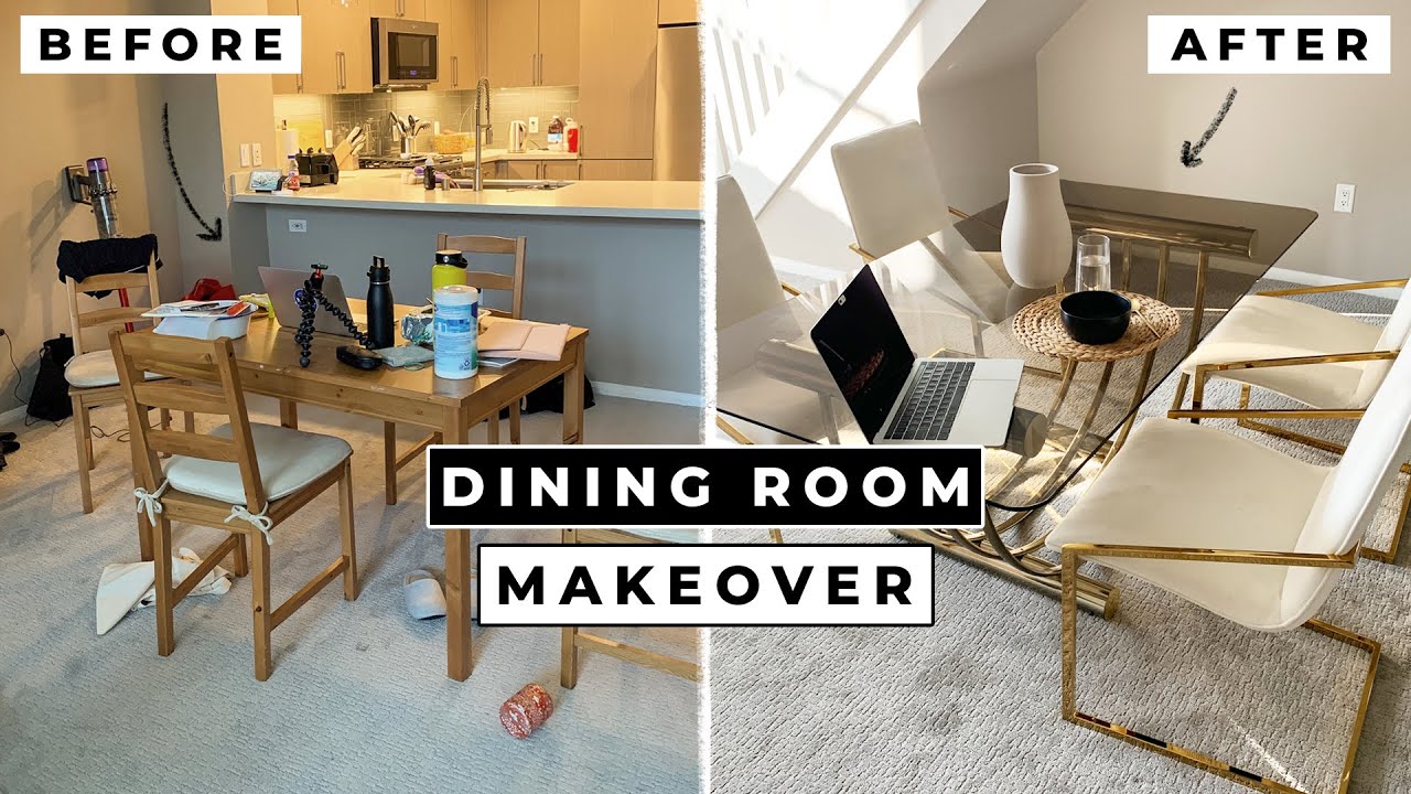 DINING ROOM MAKEOVER | i'm officially an #adult