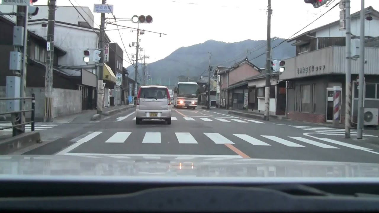 ドライブ　萩市街