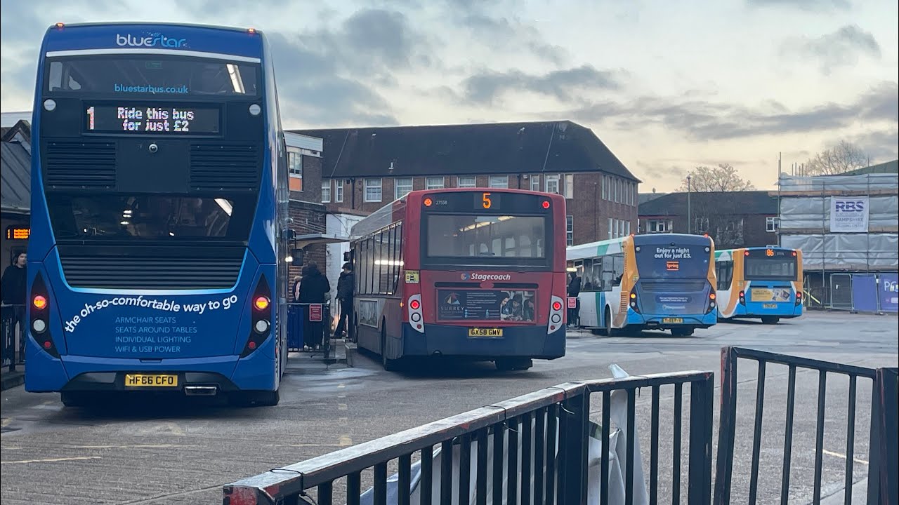 *600 Subscribers special* Buses around Winchester City Centre | 05/12/2023