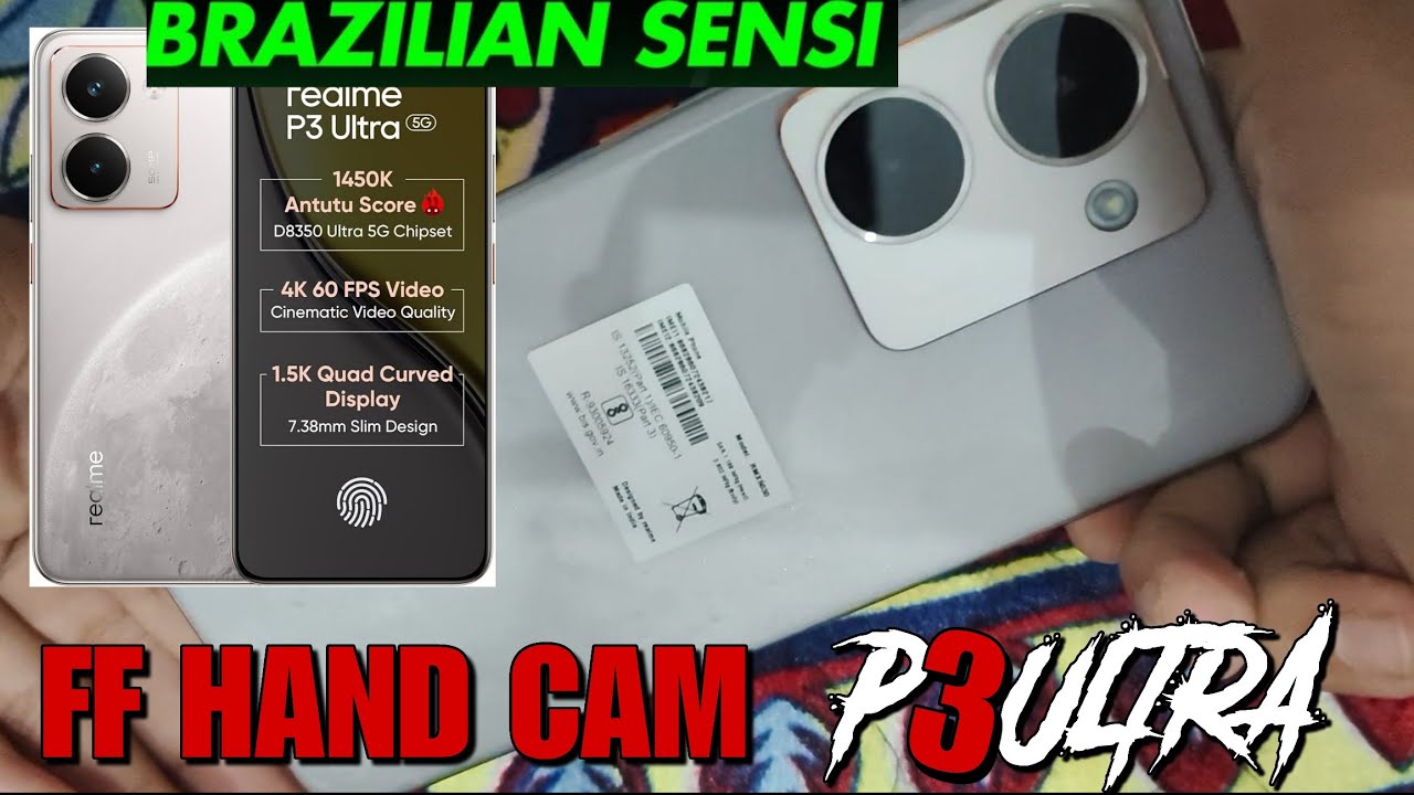 Realme P3 Ultra Free Fire Gaming Test || Realme P3 Ultra Gaming Test || OG ARSHAV 