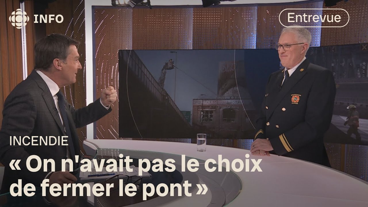 Comment les pompiers ont-ils répondu à l'incendie majeur près du pont Jacques-Cartier?