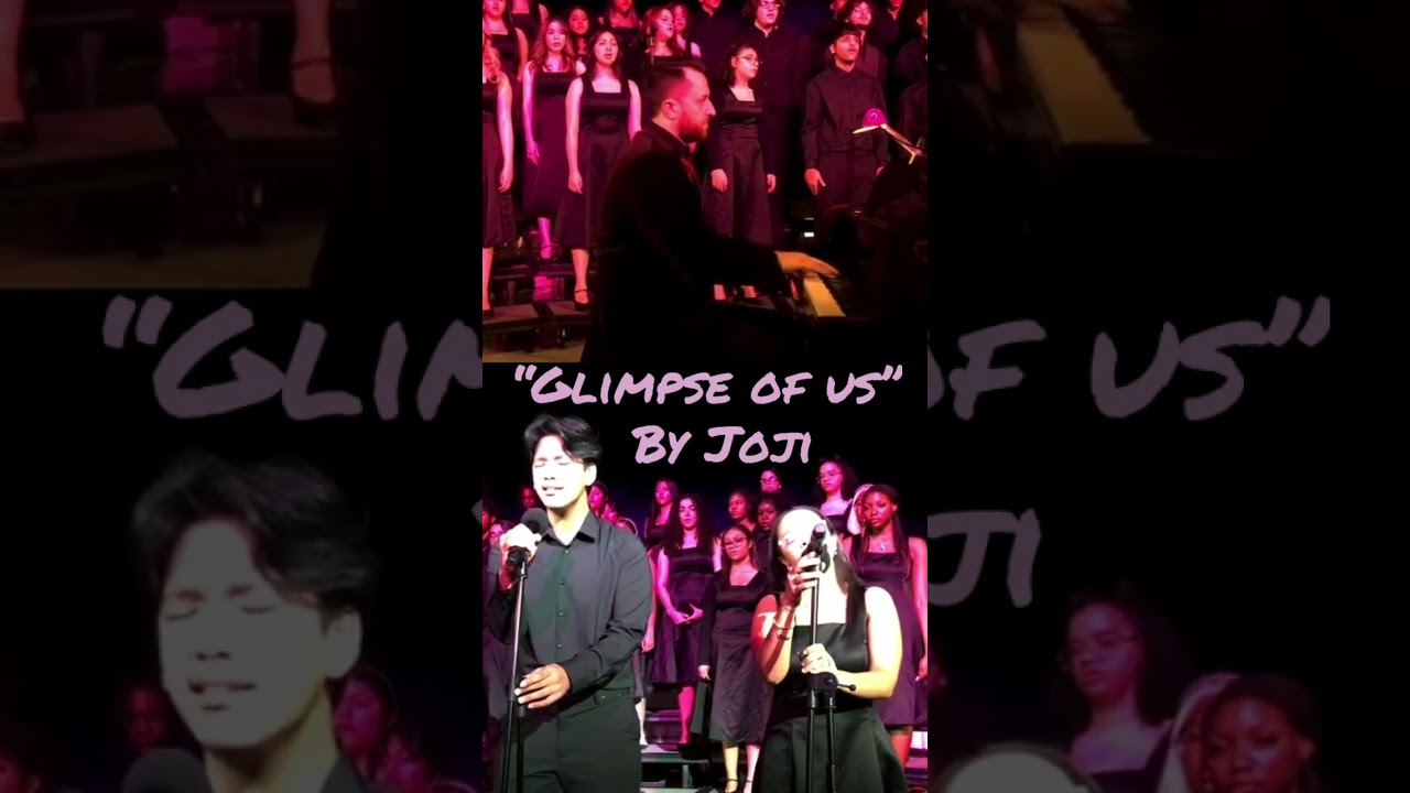 Tenzin and Gladys singing &ldquo;Glimpse of Us&rdquo; #WCBryantHS #glimpseofus