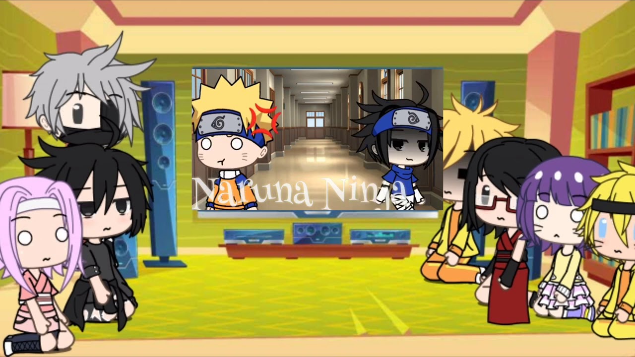 Naruto reaction to amv boruto || gacha life ||part 6 || end