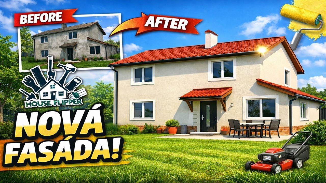 Makáme na baráku! 💪 Posekaná zahrada a nová fasáda | House Flipper (Díl #2)