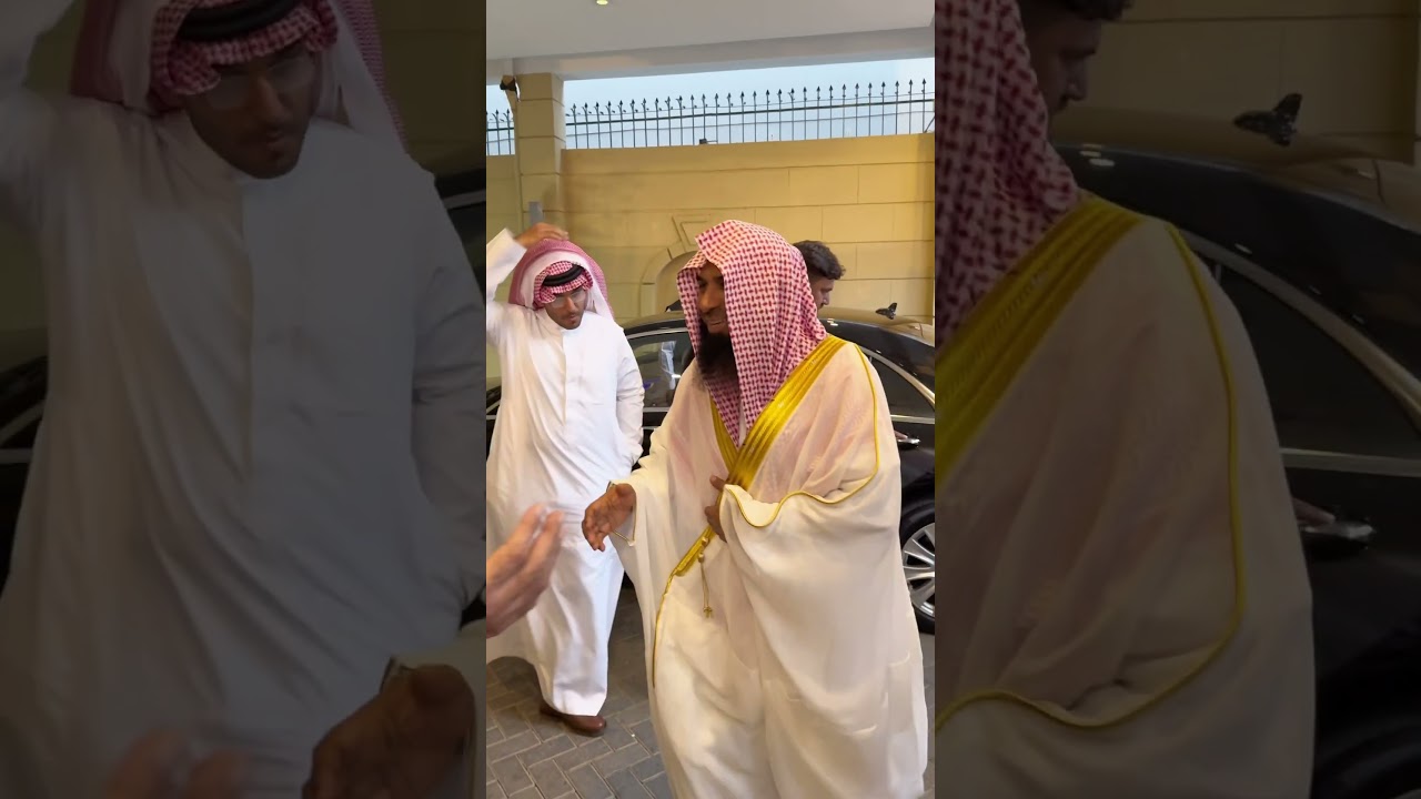 Imam Dr. Salah bin Muhammad Al-Budaer arrived at the residence of Maulana Fazlur Rehman