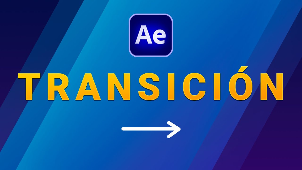 ➡️ TRANSICIÓN SIMPLE y BONITA en After Effects