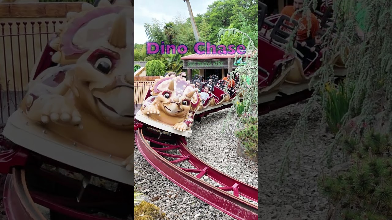 Tiny Coaster, Big Screams! 🎢🦖 | Dino Chase Madness 