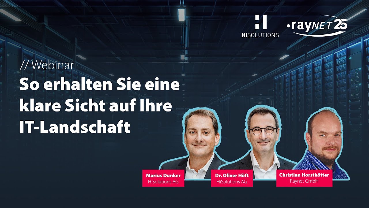 Webinar: So erhalten Sie eine klare Sicht auf Ihre IT Landschaft