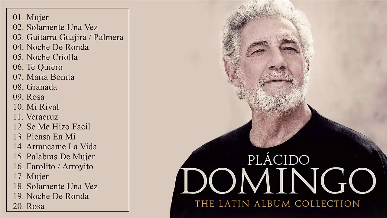 Pl&aacute;cido Domingo Sus Mejores Canciones (Mix De Exitos Romanticos)