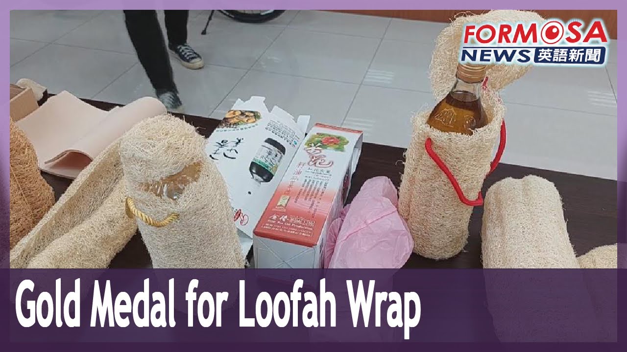 Taiwan students get gold in Paris for loofah wrap