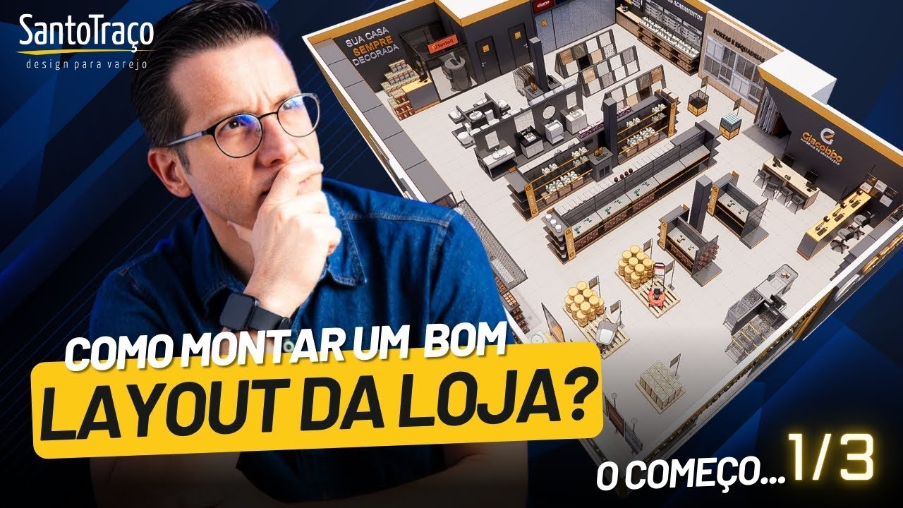 COMO MONTAR O LAYOUT DA LOJA - PARTE 1 | SANTO TRAÇO