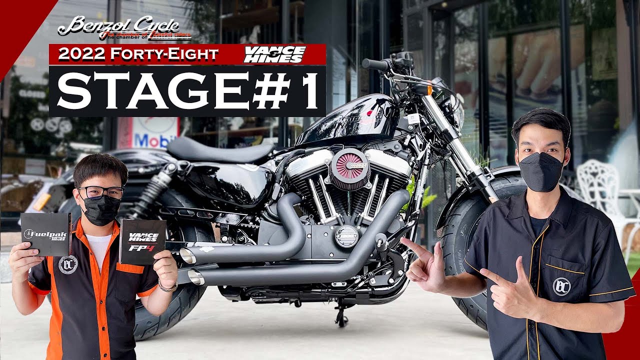 2022 Sportster 48 V&H Shortshots & Tune FuelPak FP3 #stage1