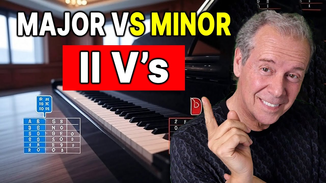 Major vs Minor II-V Progressions: Chord Voicings & Scales Masterclass 🎹