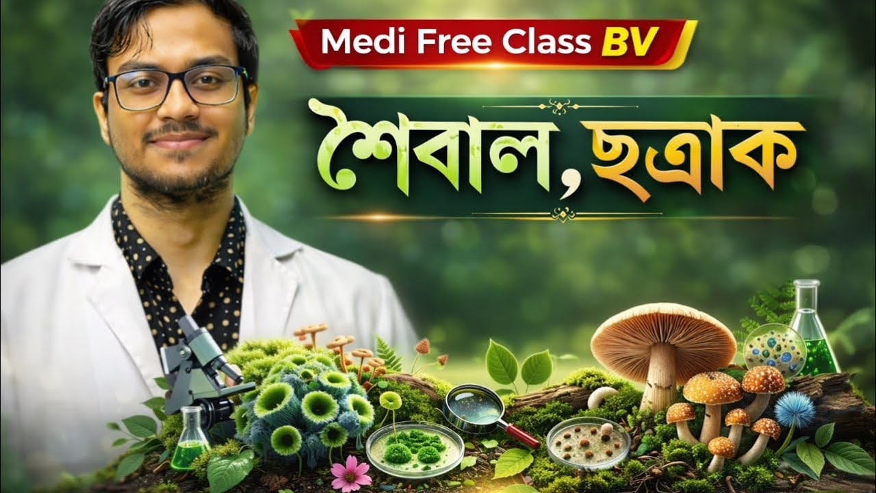 Medical admission free class বাংলা ভার্সন  /শৈবাল ছত্রাক লাইকেন /Rahman Taufiq (Shsmc)