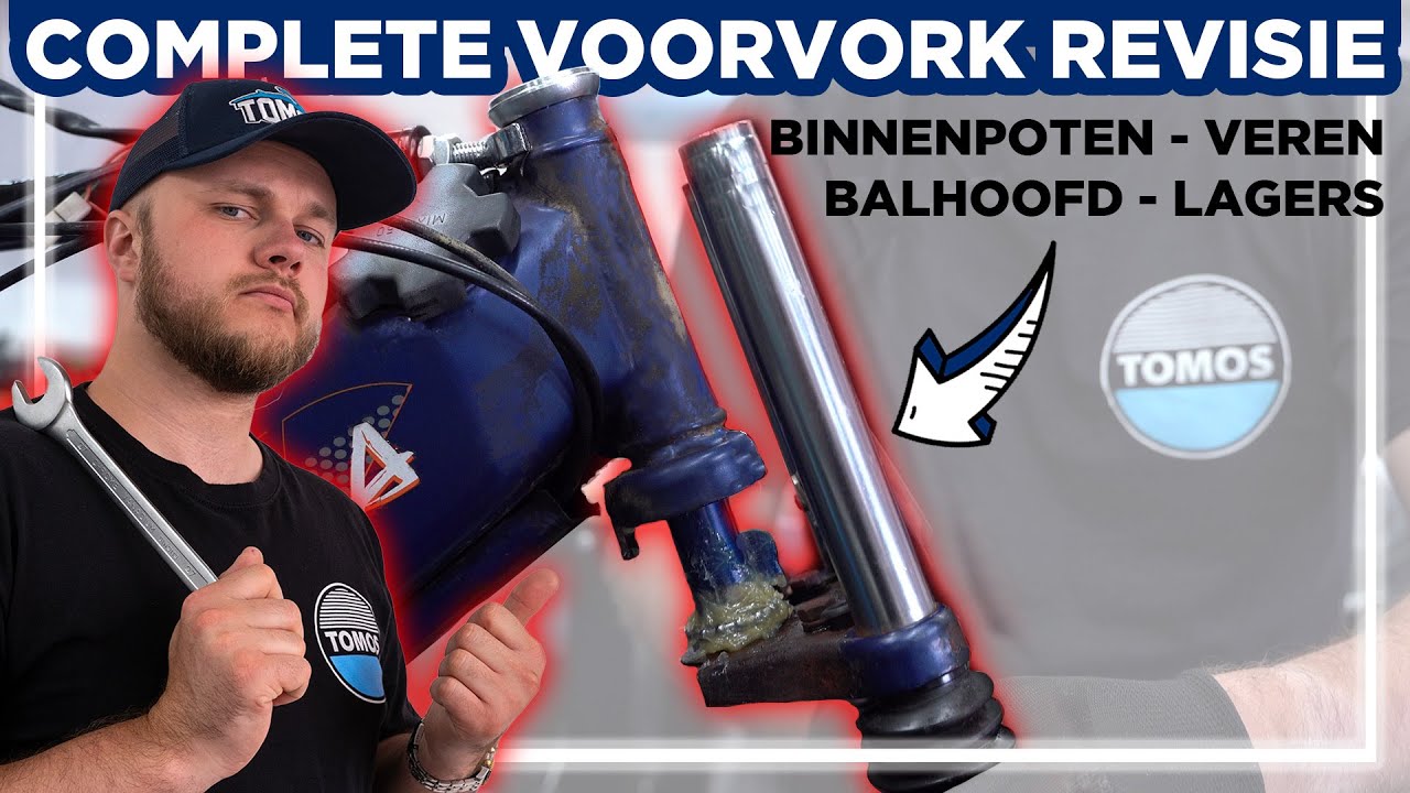 Hoe reviseer ik een Tomos oud model voorvork? | Tutorial