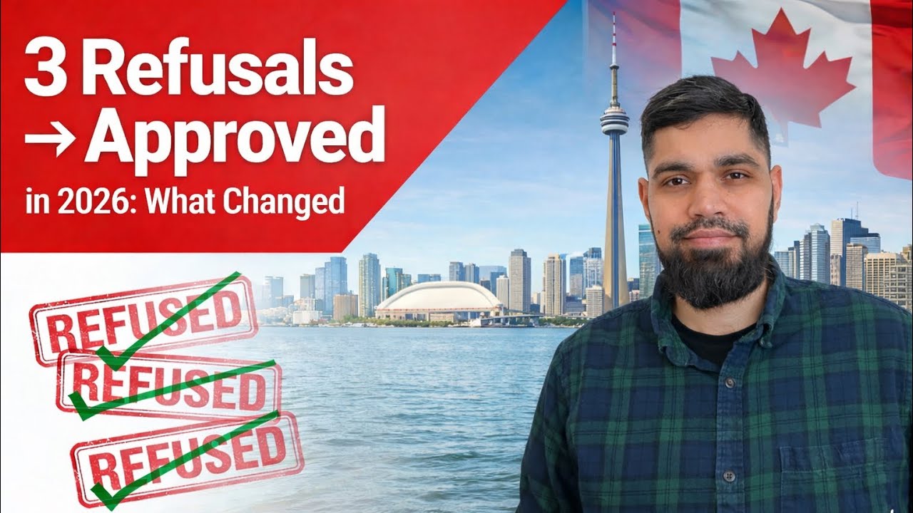 3 Refusals → Approved in 2026: What Changed (Canada Visitor Visa Case Study)