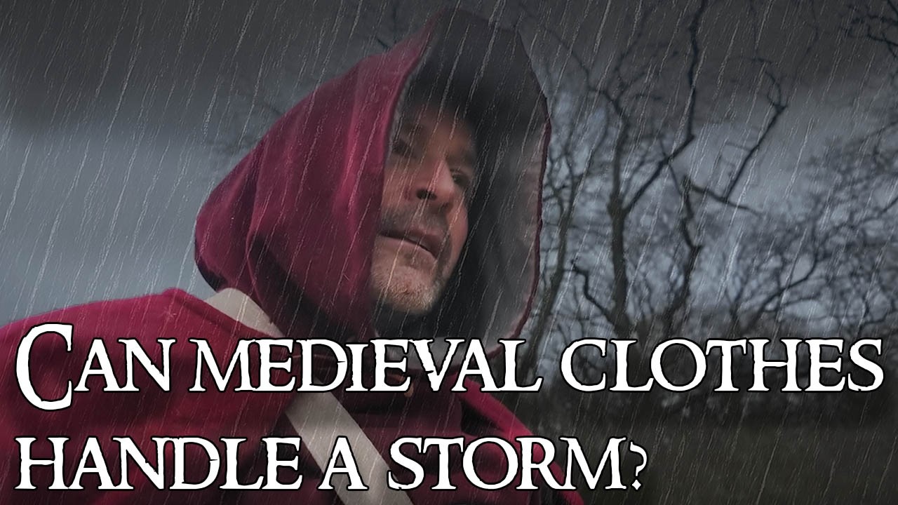 What is it like to ride in a storm in MEDIEVAL clothing?