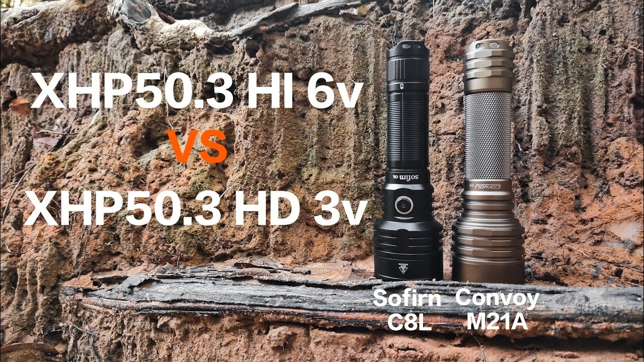 Sofirn C8L XHP50.3 HI 6v против Convoy M21A XHP50.3 HD 3v