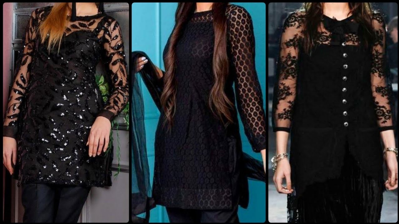 2020 #Black #Dress Design Pakistani|Black Dresses Design|Black Kurti Design|Black Kameez|Black Shirt