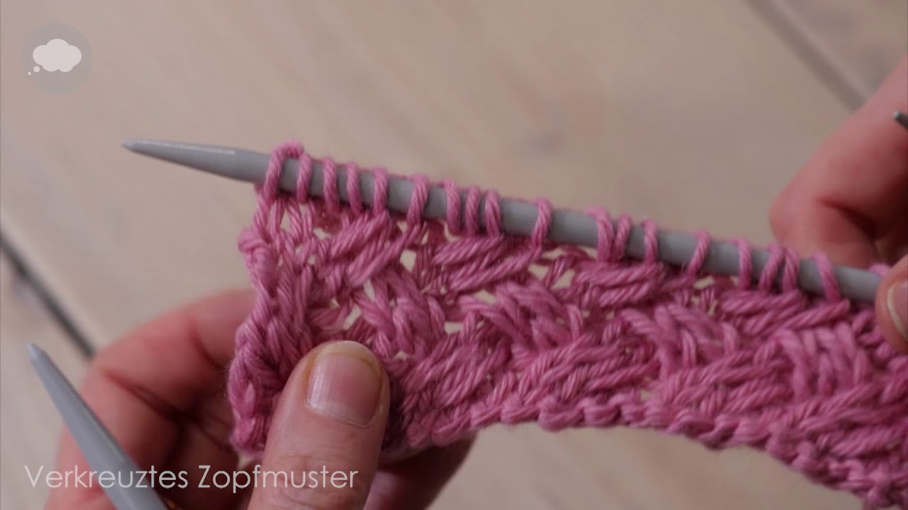 Traumdecke 2.0 KAL Woche 8 geflochtenes Zopfmuster