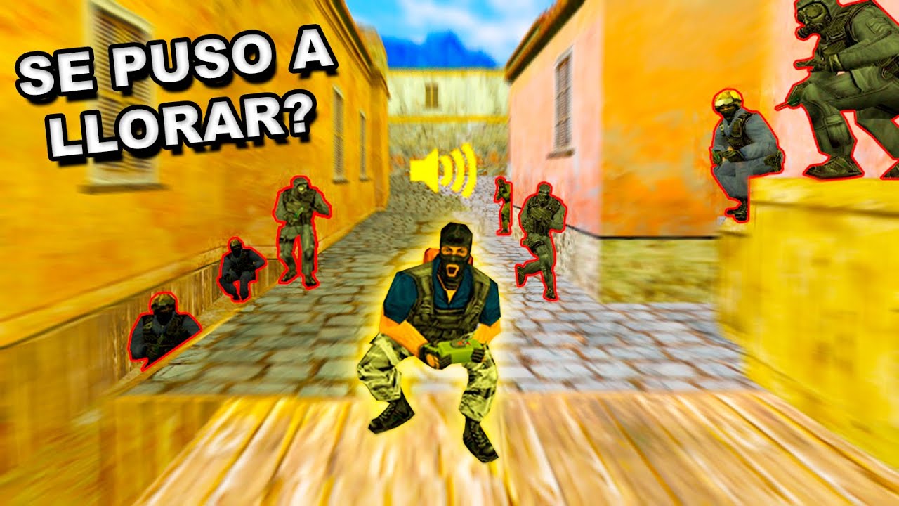 Lo matan 8 veces seguidas con CUCHILLO en el CS 1.6