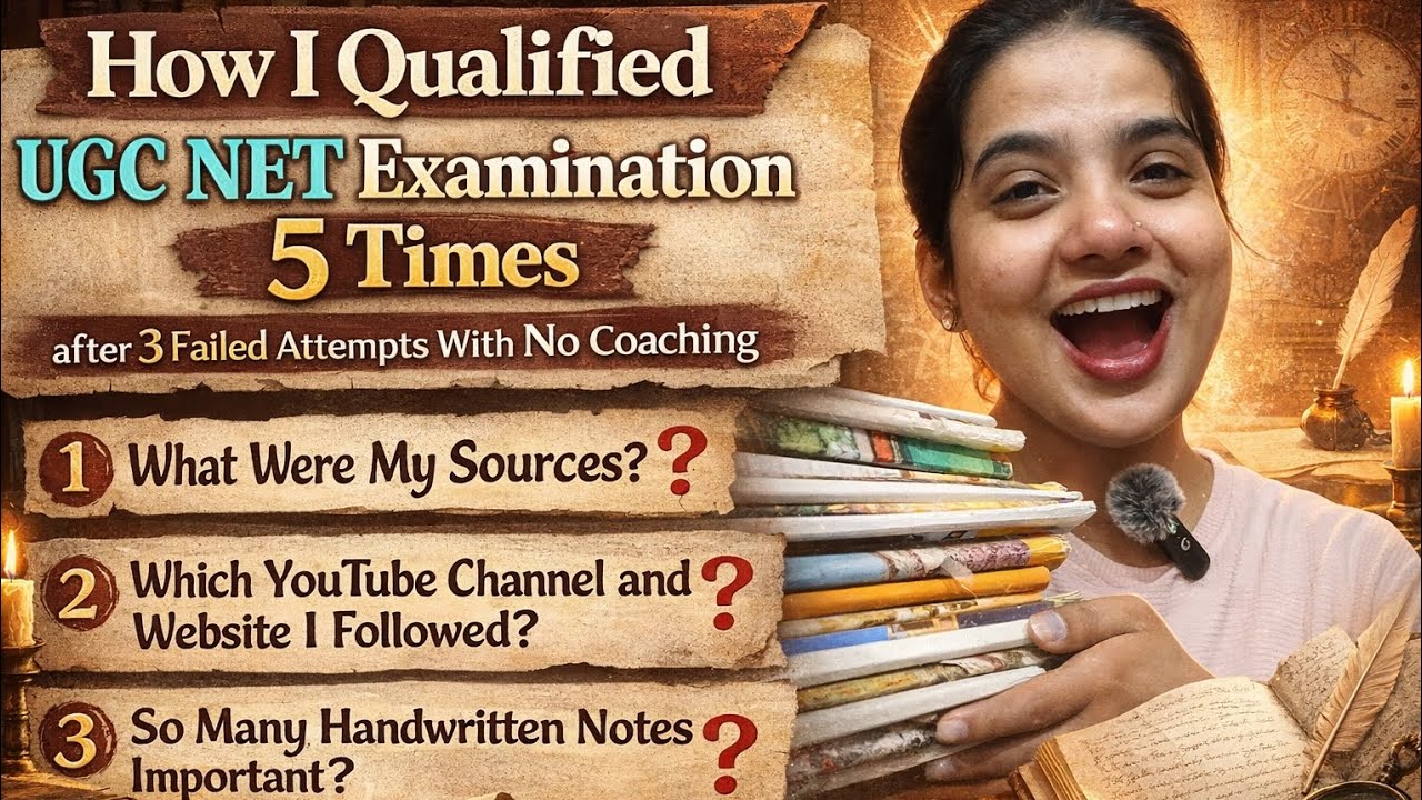How I Qualified UGC NET 5 Times 🤔 No Coaching, No Guidance. Paper 2: English Literature 