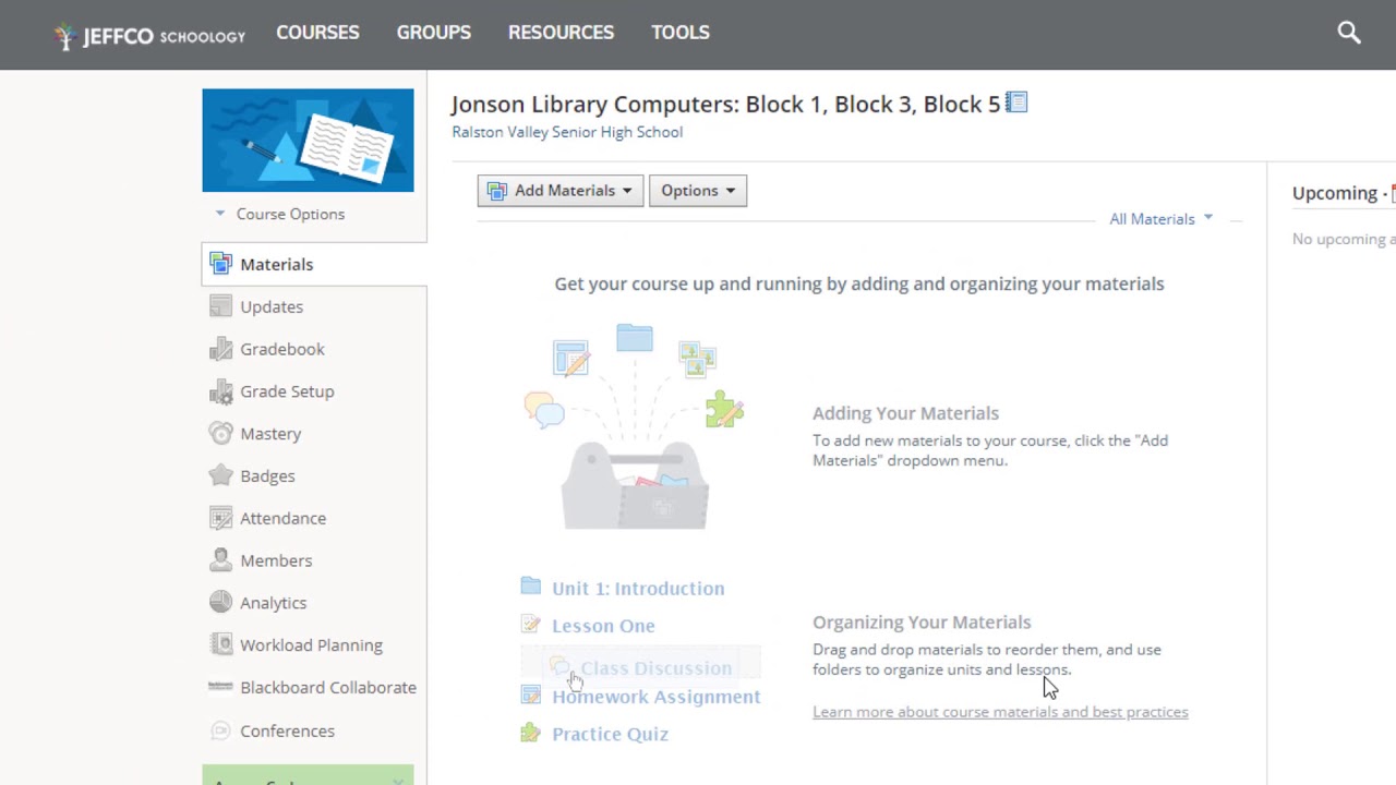 Creating Schoology Courses Spring 2021