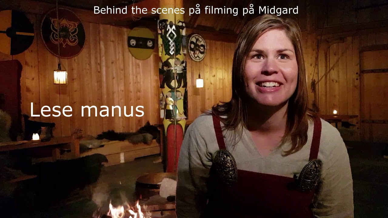 Behind the scenes p&aring; filming p&aring; Midgard