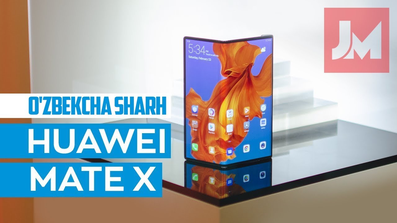 Bukiluvchan ekranli juda qimmat smartfon - Huawei Mate X 👏🏻