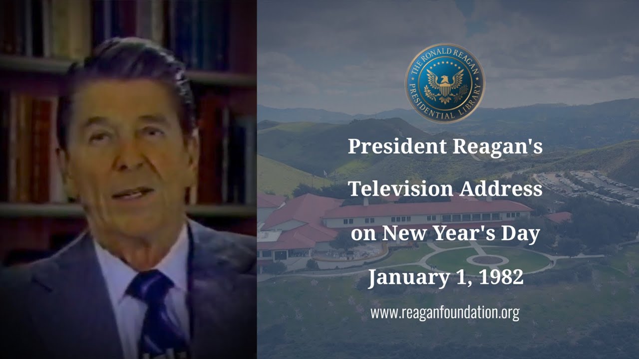 President Reagan's Television Address on New Year's Day on January 1, 1982