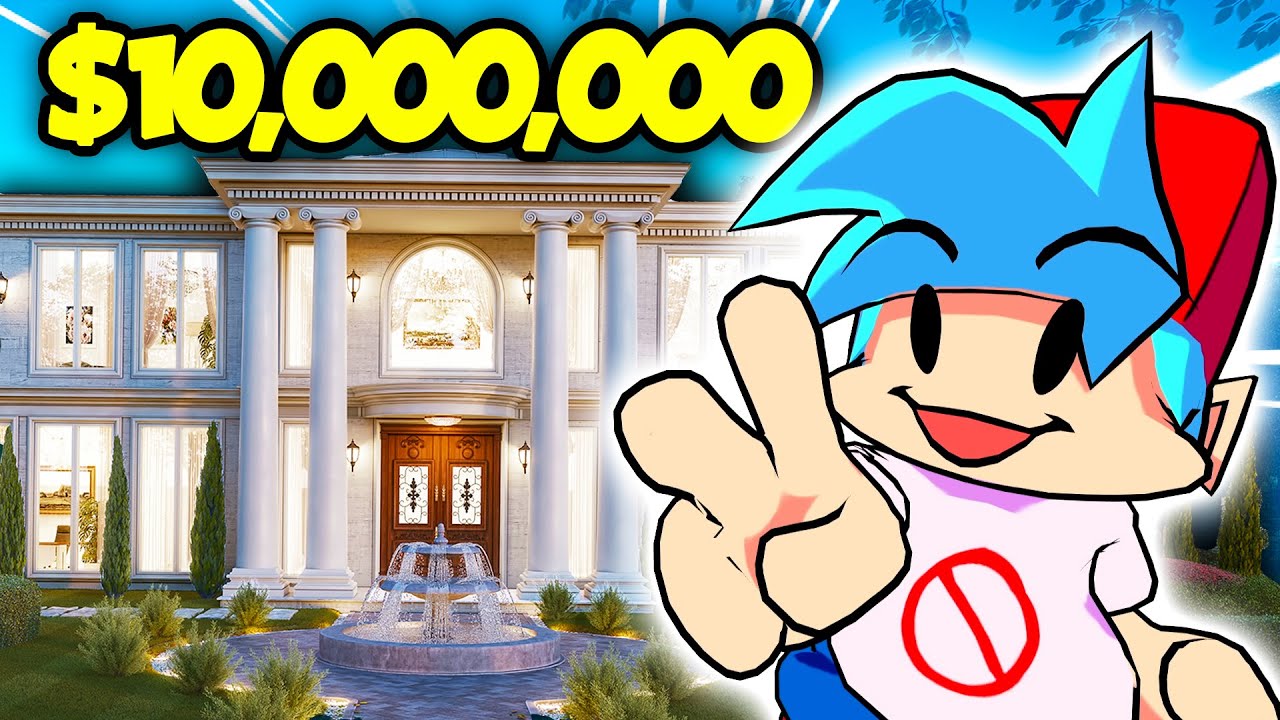Boyfriend's $10,000,000 Mansion in VR! - (VRChat: Friday Night Funkin'/FNF Mods)
