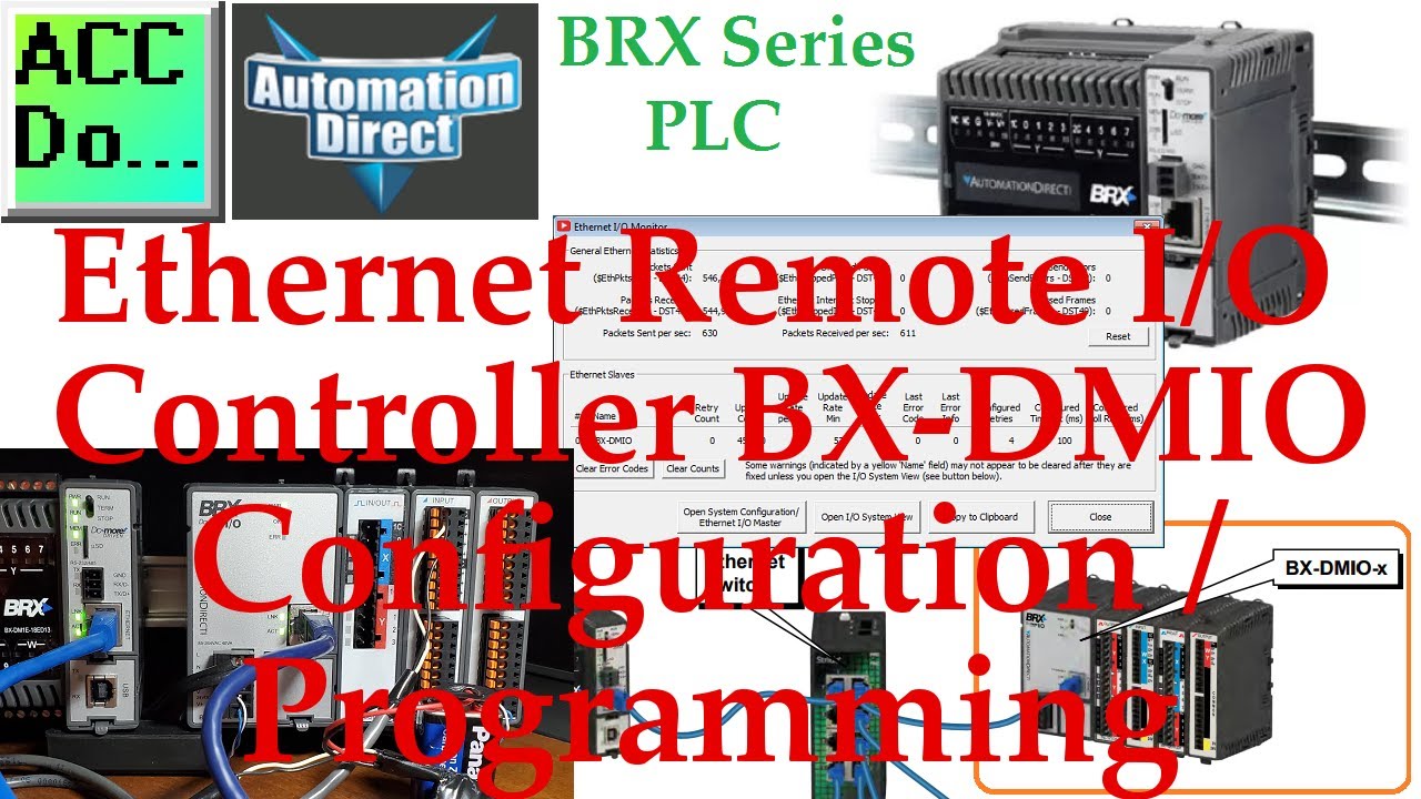 BRX Do-More PLC Ethernet Remote IO Controller BX-DMIO