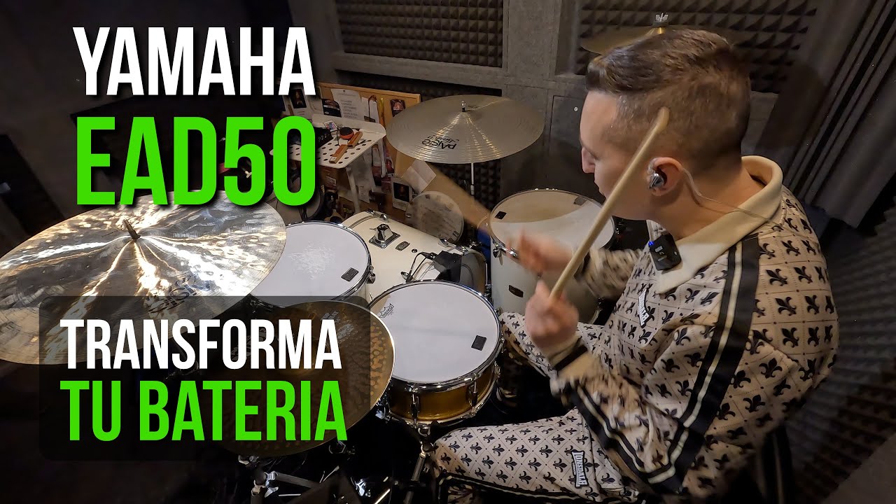 Yamaha EAD50: ¡Así suena! TRANSFORMA el sonido de tu BATERÍA acústica