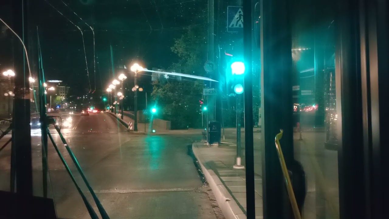 Первый день на линии новых ночных маршрутов N4 Autobusų parkas (Verkių TD) - Centras (Islandijos B)