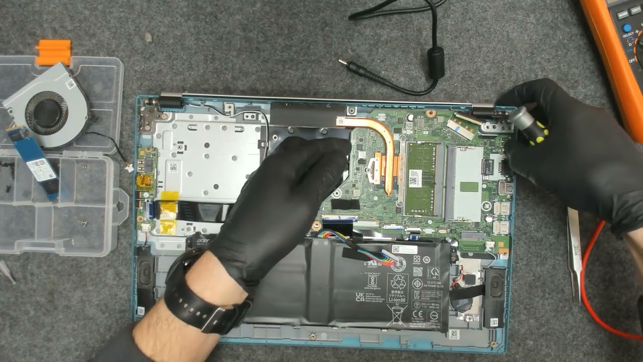 Acer Aspire 3 А315 не заряжается — простая проблема с портом зарядки