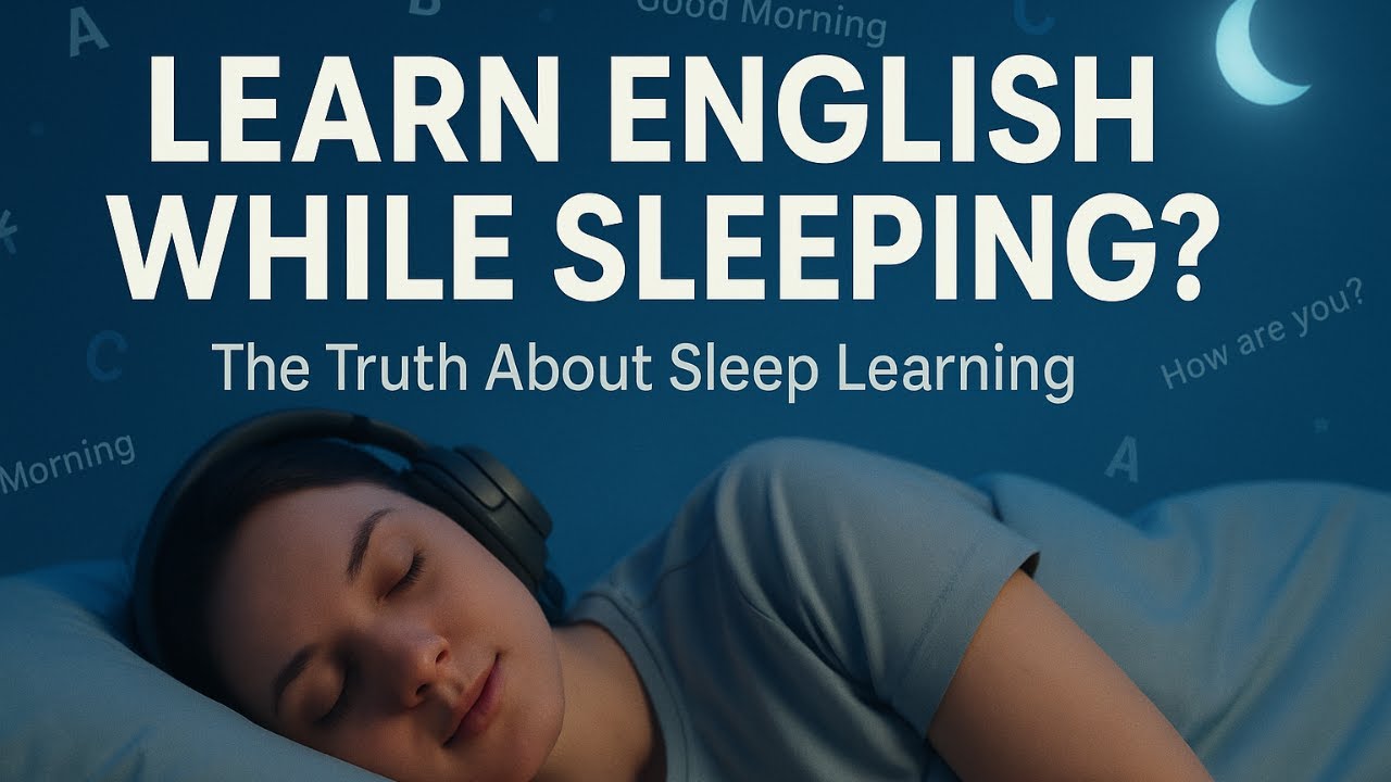 Can You Really Learn English While Sleeping? | The Truth About Sleep Learning