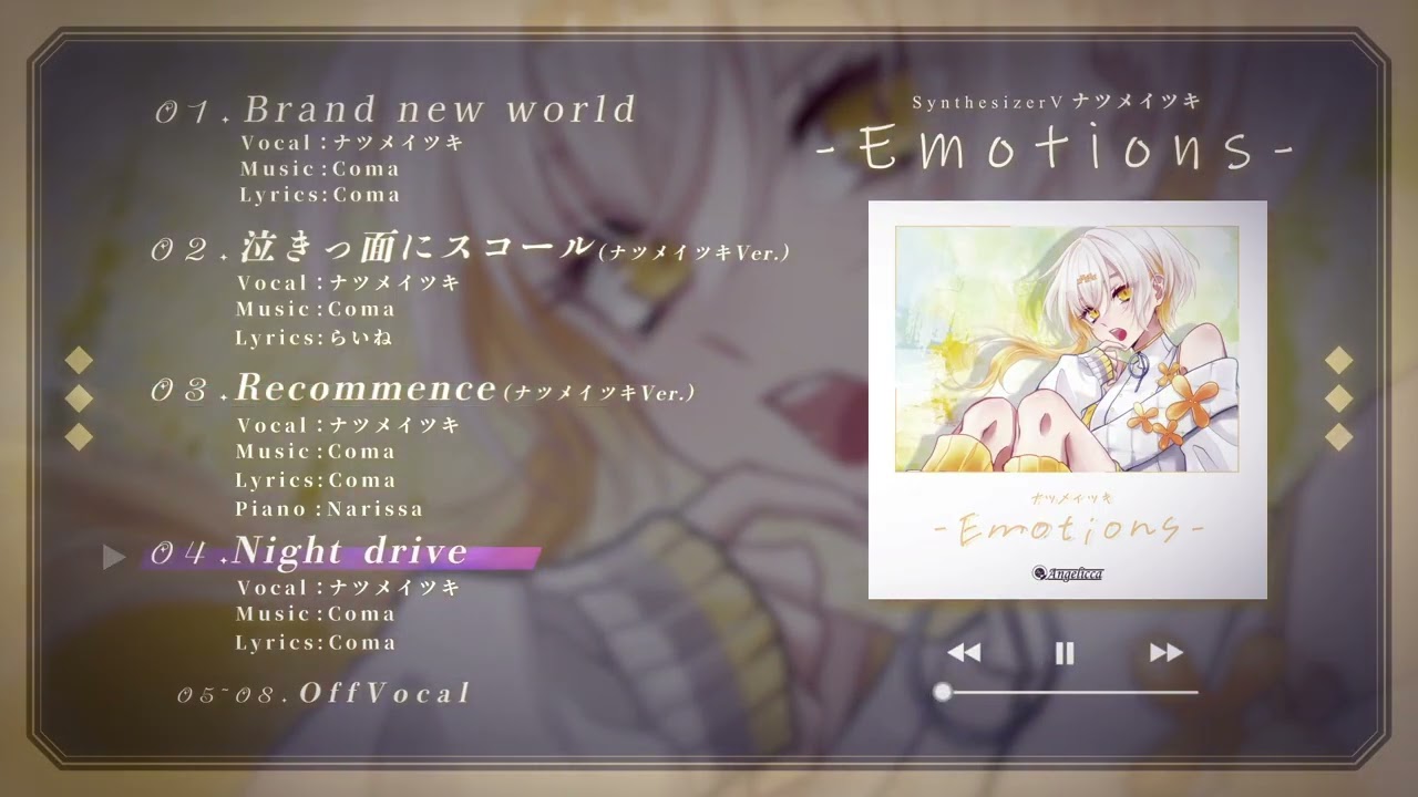 【M3-2025春】Emotions XFD Movie【Synthesizer V2 AI ナツメイツキ】