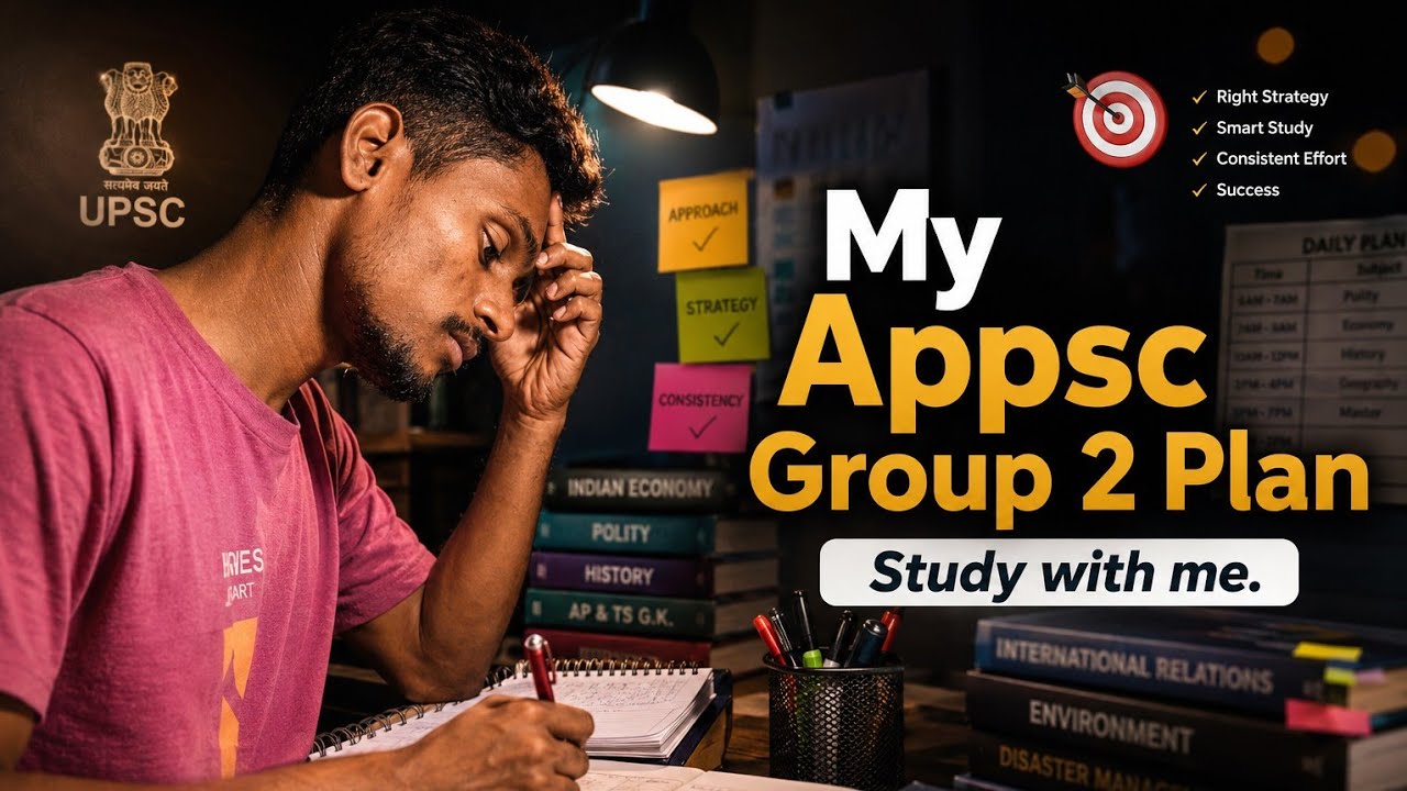 My APPSC Group 2 Study Plan | Complete Strategy for Beginners